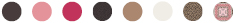 univers de couleurs disponibles