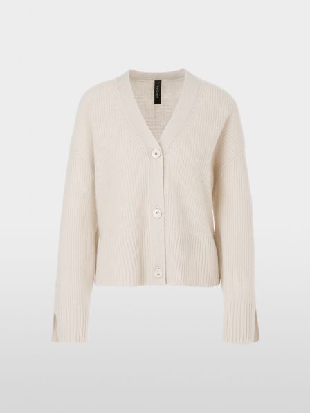 Cardigan Sport Marc Cain - Rose Nu - Laine, Soie, Cachemire - Taille N3 - Très Bon état