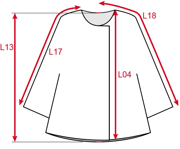 Size table - XG 15.04 M71