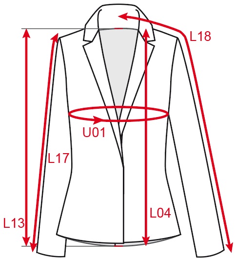Size table - YS 34.13 J54