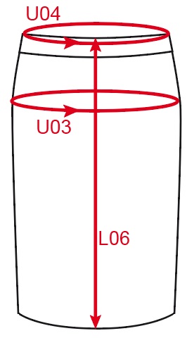 Size table - YC 71.21 W58
