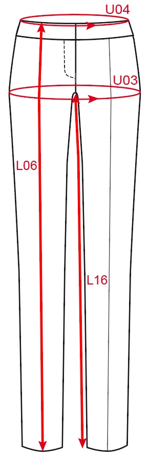 Size table - YC 81.48 W66